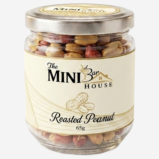 Roasted Peanuts Round Jar 65g